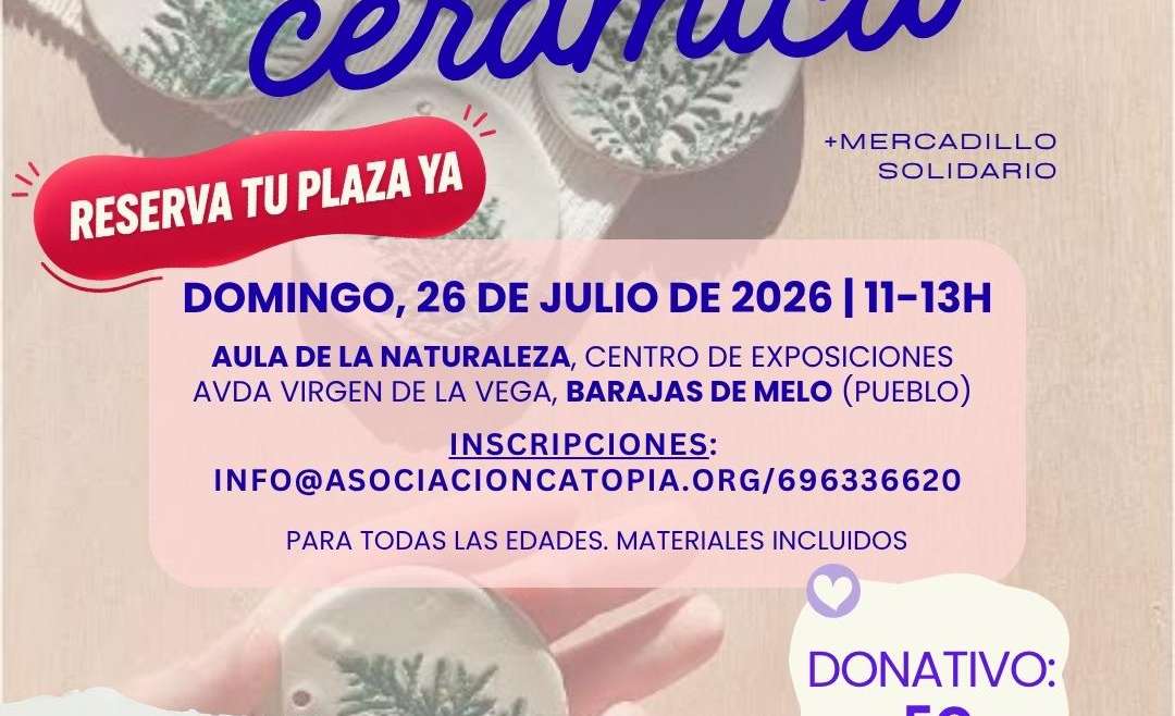 GRACIAS BARAJA DE MELO POR VOLCARSE EN NUESTRO TALLER DE CERÁMICA!