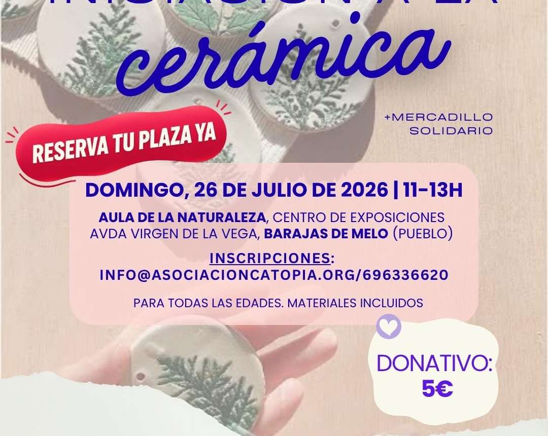 GRACIAS BARAJA DE MELO POR VOLCARSE EN NUESTRO TALLER DE CERÁMICA!